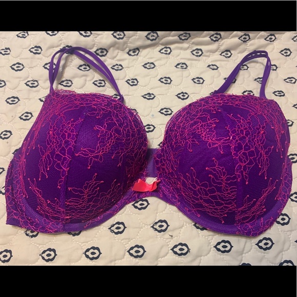 Purple and pink lace Victoria’s Secret Bra - Picture 1 of 3